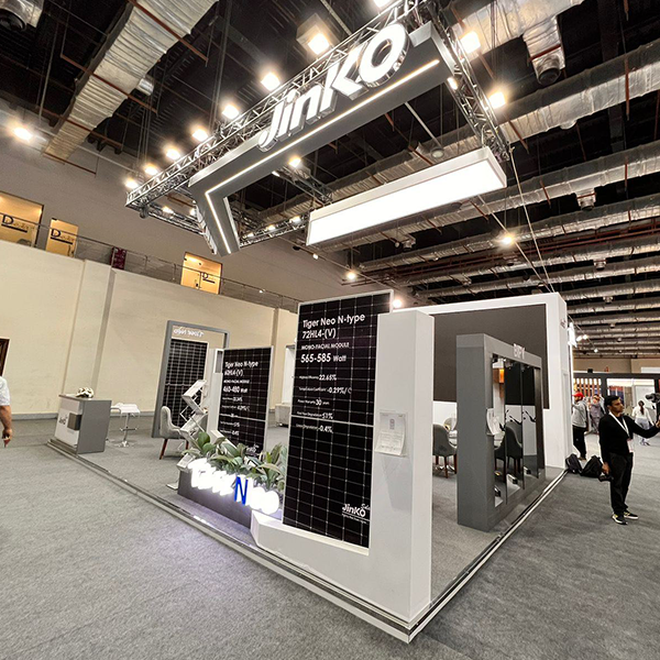 Jinko Solar trade show booth
